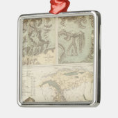 Alpen glaceersystemen metalen ornament (Links)