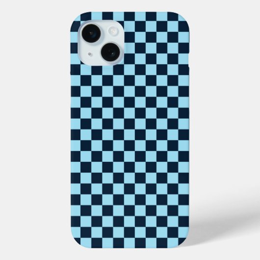 Alpen ijs schaakbord patroon Case-Mate iPhone case (Achterkant)
