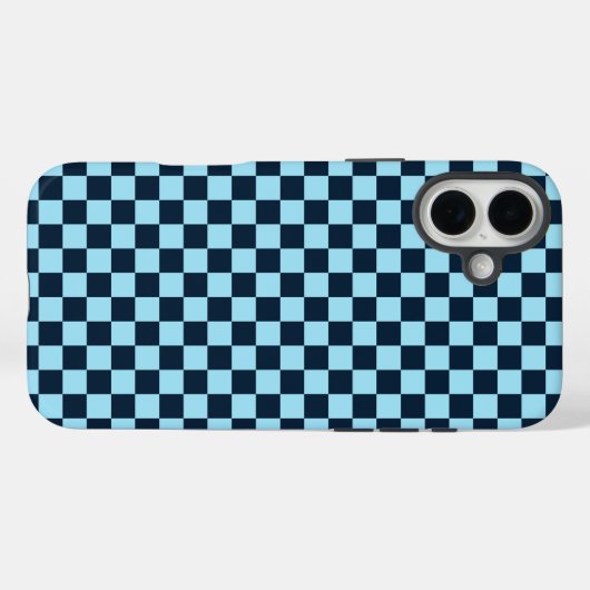 Alpen ijs schaakbord patroon Case-Mate iPhone case (Achterkant (horizontaal))