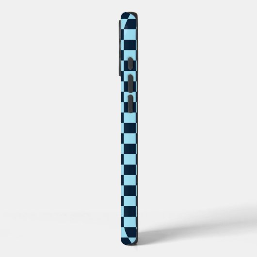 Alpen ijs schaakbord patroon Case-Mate iPhone case (Achterkant / Links)