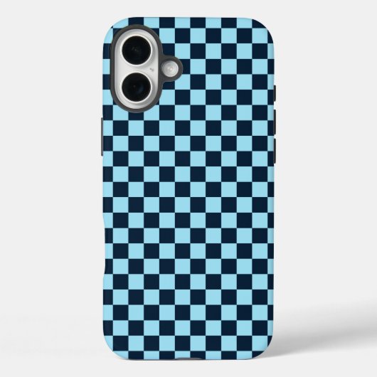 Alpen ijs schaakbord patroon Case-Mate iPhone case (Achterkant)