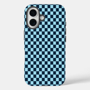 Alpen ijs schaakbord patroon iPhone 16 hoesje