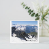 Alpen in Zwitserland Briefkaart (Staand voorkant)