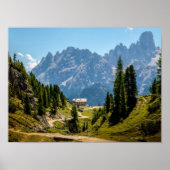 Alpen, landschapsfoto poster (Voorkant)