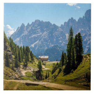 Alpen, landschapsfotografie tegeltje