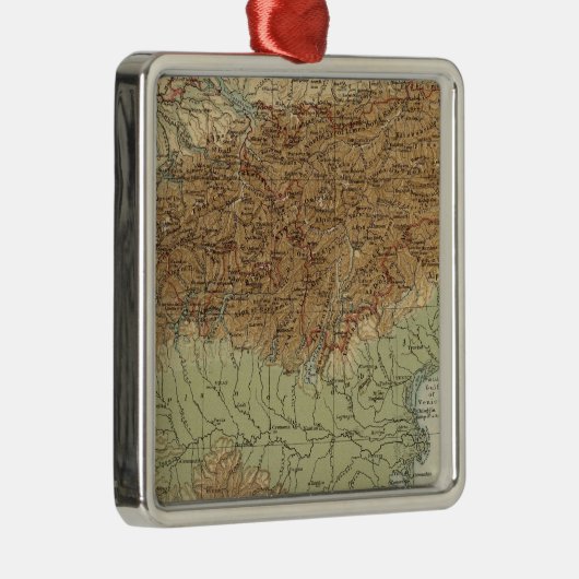 Alpen Metalen Ornament (Rechts)