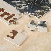 Alpen Oostenrijk Vintage Legpuzzel (Zijkant)