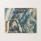 Alpen Oostenrijk Vintage Legpuzzel (Horizontaal)
