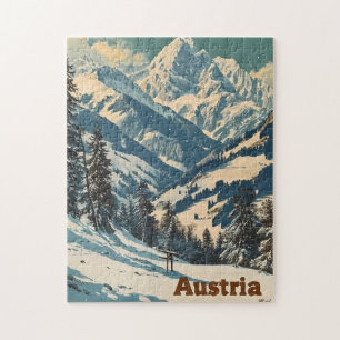Alpen Oostenrijk Vintage Legpuzzel
