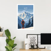 Alpen Reisposter - Frankrijk 1 Poster (Thuiskantoor)