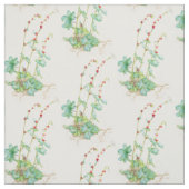 Alpen saxifrage aquarel bloem stof (Swatch)
