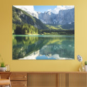 Alpen Turquoise Water Prachtig bergmeer Canvas Afdruk (Insitu (Woonkamer))