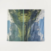 Alpen Turquoise Water Prachtig bergmeer Wandkleed (Voorkant (horizontaal))