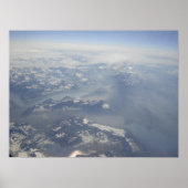 Alpen vanaf boven poster (Voorkant)