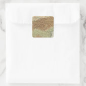 Alpen Vierkante Sticker (Tas)