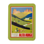 Alpen (Zuid-Tirol) reizen Magneet (Verticaal)