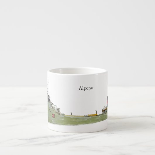 Alpena cutout espresso mok (Voorkant)