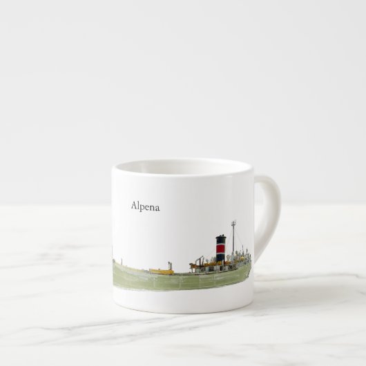 Alpena cutout espresso mok (Voorkant rechts)