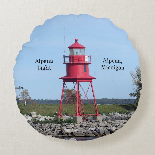 Alpena Lichte ronde kussen (Voorkant)