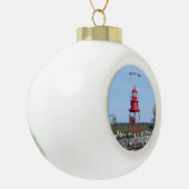 Alpena Lichte versiering Keramische Bal Ornament (Links)