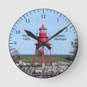 Alpena Light-klok Ronde Klok