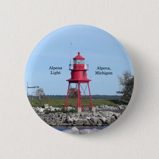 Alpena Light-toets Ronde Button 5,7 Cm (Voorkant)