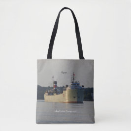 Alpena over de canvas tas