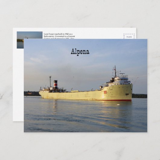 Alpena-postkaart Briefkaart (Voorkant / Achterkant)
