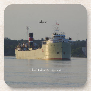 Alpena set van 6 plastic onderzetters