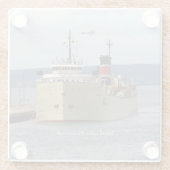 Alpena Soo glazen onderzetter (Achterkant)