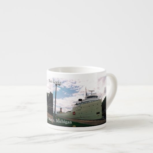 Alpena Soo Locks espresso mok (Voorkant rechts)