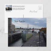 Alpena Soo Locks-postkaart Briefkaart (Voorkant / Achterkant)