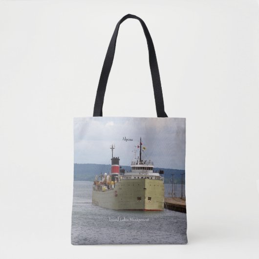Alpena Soo over de canvas tas (Voorkant)