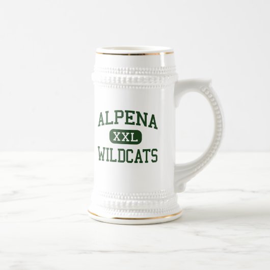 Alpena - Wildcats - High School - Alpena Michigan Bierpul (Rechts)