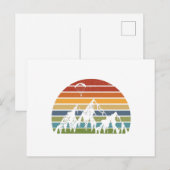 Alpenbergen | Cadeau van de vliegende zweefvlieger Briefkaart (Voorkant / Achterkant)