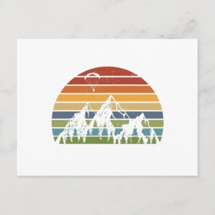 Alpenbergen   Cadeau van de vliegende zweefvlieger Briefkaart