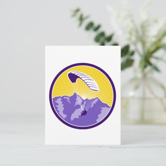 Alpenbergen in het alpengebergte briefkaart (Staand voorkant)