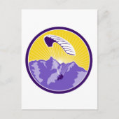 Alpenbergen in het alpengebergte briefkaart (Voorkant)