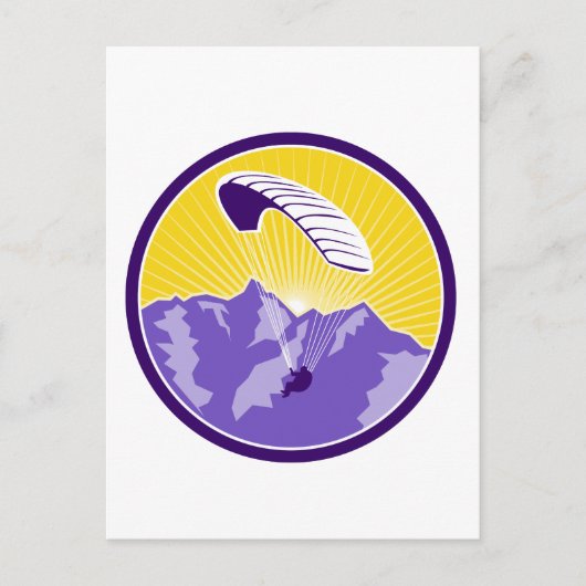 Alpenbergen in het alpengebergte briefkaart (Voorkant)