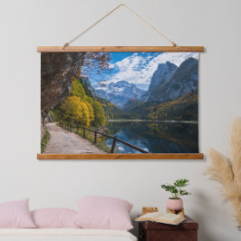 Alpenbergmeer Gosauseen meer Oostenrijk Hangend Wandkleed