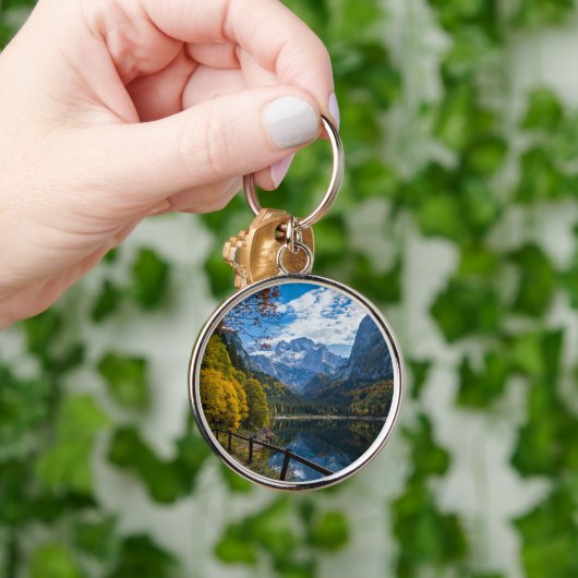 Alpenbergmeer Gosauseen meer Oostenrijk Sleutelhanger (Hand)
