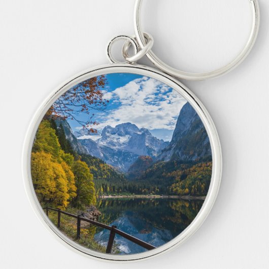Alpenbergmeer Gosauseen meer Oostenrijk Sleutelhanger (Voorkant)