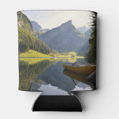 Alpenbergmeer in Zwitserland Foto Blikjeskoeler (Achterkant)