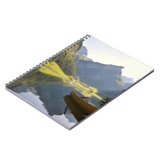 Alpenbergmeer in Zwitserland Notitieboek (Linkerzijde)