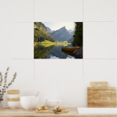 Alpenbergmeer in Zwitserland Poster (Keuken)