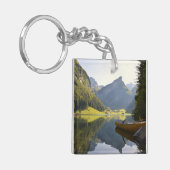 Alpenbergmeer in Zwitserland Sleutelhanger (Voorkant Links)