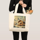 alpenbezwering grote tote bag (Voorkant (product))