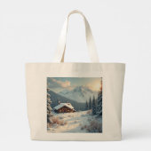 alpenbezwering grote tote bag (Achterkant)