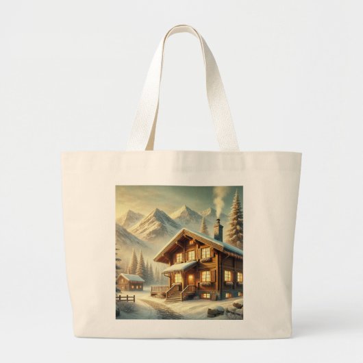 alpenbezwering grote tote bag (Voorkant)