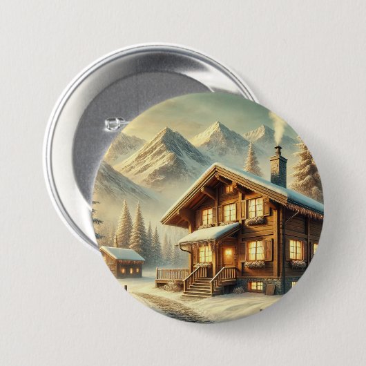 alpenbezwering ronde button 7,6 cm (Voorkant /achterkant)